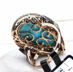 Bague en or turquoise de l’époque victorienne