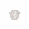 Bague en platine et diamants