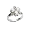Bague en platine et or blanc et diamant taille ancienne