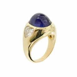 Bague en saphir et diamant