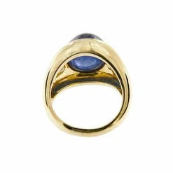 Bague en saphir et diamant