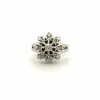 Bague Entourage Or Blanc Diamants