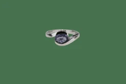 Bague entrelacée Iolite
