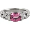 Bague Entrelacée Tourmaline Diamants