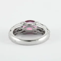 Bague Entrelacée Tourmaline Diamants