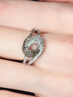 Bague Entrelacs Diamants