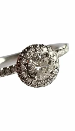Bague Eternity Hulchi Belluni- or blanc et diamants