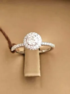 Bague Eternity Hulchi Belluni- or blanc et diamants
