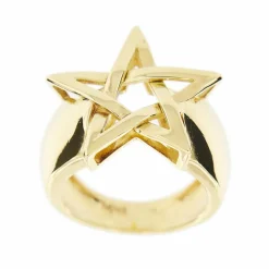 Bague Etoile bombée