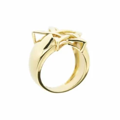 Bague Etoile bombée