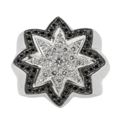 Bague Etoile Or blanc Diamant