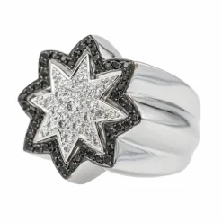 Bague Etoile Or blanc Diamant
