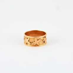 Bague Etoiles or jaune