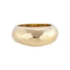 BAGUE "FACETTE" OR JAUNE