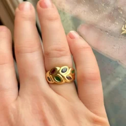 Bague feuillage