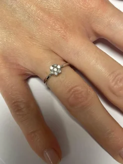 Bague Fleur 7 diamants
