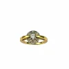 Bague Fleur 2 Ors Diamant