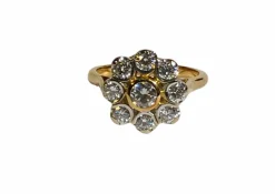Bague fleur de diamants