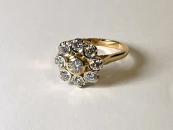 Bague fleur de diamants