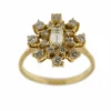 Bague Fleur diamants
