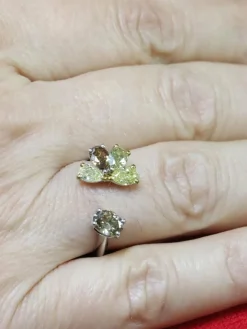 Bague Fleur Diamants