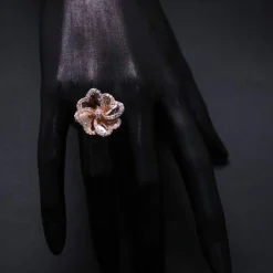 Bague Fleur Diamants