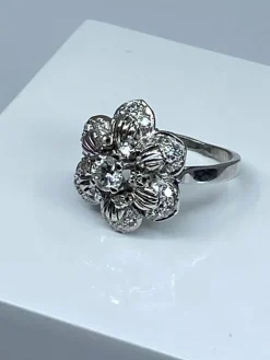 Bague Fleur Diamants