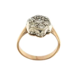 Bague Fleur diamants