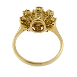 Bague Fleur diamants