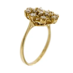Bague Fleur diamants