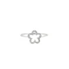Bague Fleur Or blanc Diamants