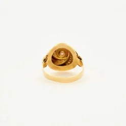 Bague Fleur or et tourmaline
