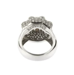 Bague Fleur perle et diamants