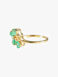 Bague Fleurette Emeraudes