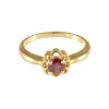 Bague Fleurette Rubis