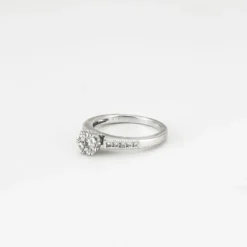 Bague Florale Diamants