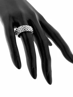 Bague Fope or blanc
