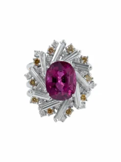 Bague Galaxie Tourmaline rose