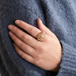 BAGUE "GARANCE" DIAMANT