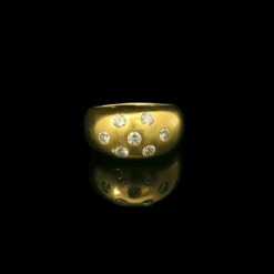 Bague gitane en diamant victorien