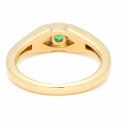 Bague Glamira en or jaune émeraude