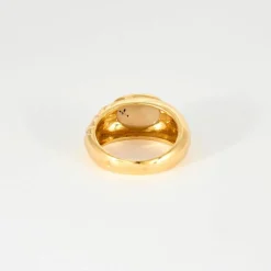 Bague Godron Opale