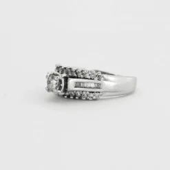 Bague Godrons Diamants