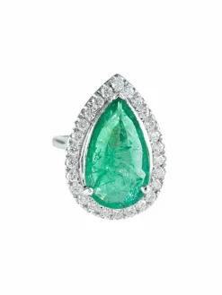 Bague Goutte d'émeraude