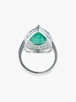 Bague Goutte d'émeraude