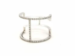 Bague Graphique Or blanc Diamant