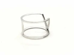 Bague Graphique Or blanc Diamant