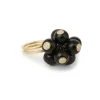 Bague Grelots onyx et diamants
