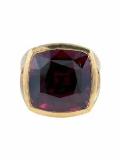 Bague Grenat Diamants
