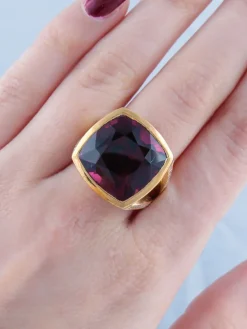 Bague Grenat Diamants